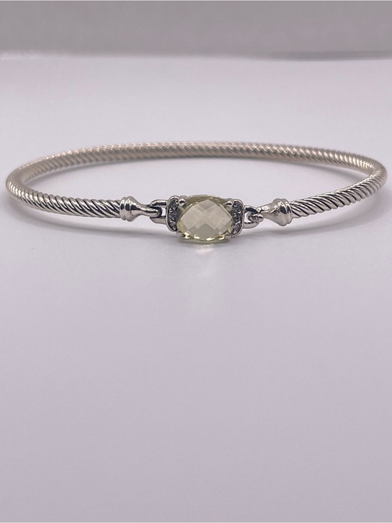 David Yurman Jewelry - David Yurman Chatelaine Bracelet with Diamonds and Lemon Citrine